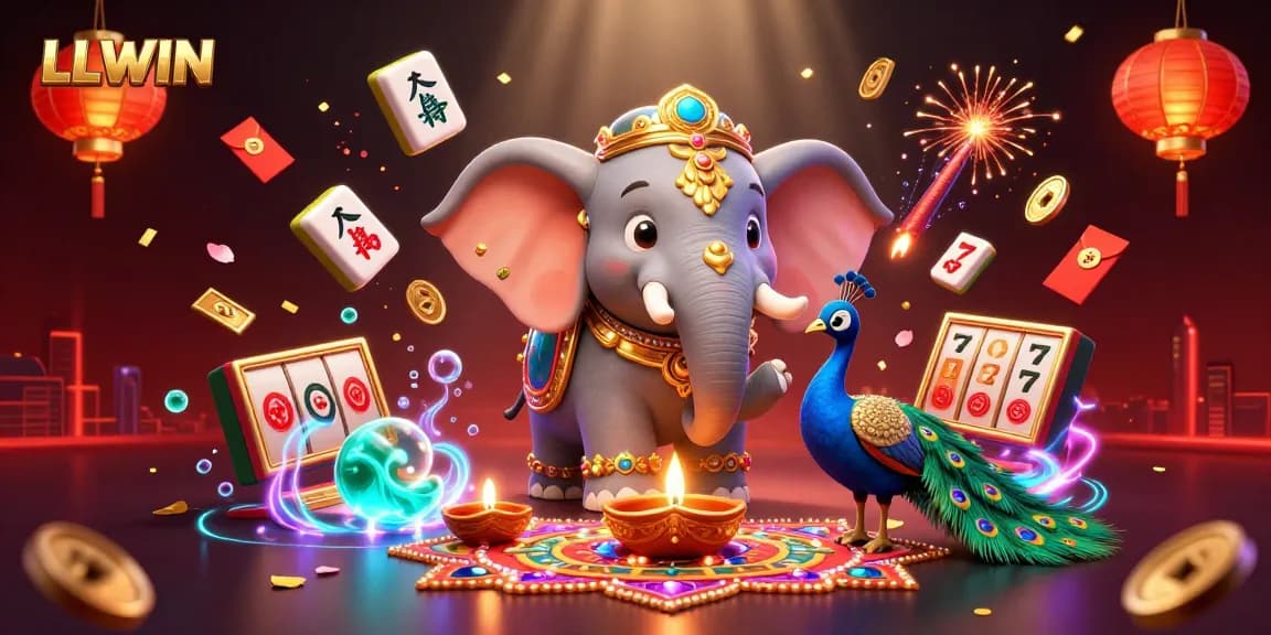 LLWIN offers exciting slot machine gameplay with vibrant 3D visuals and rich casino elements.