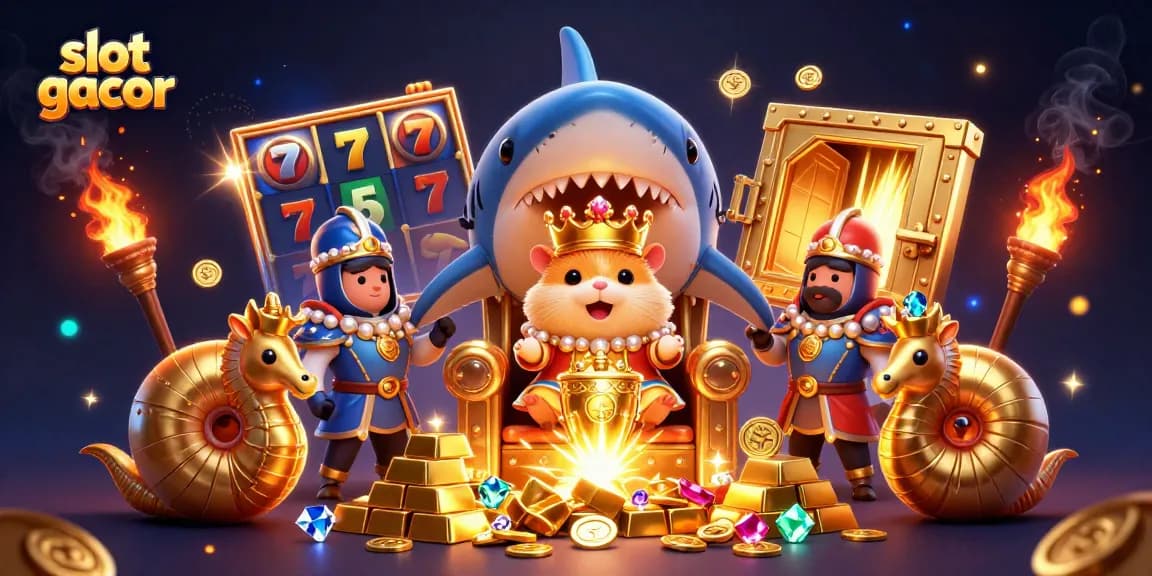 Slot gacor membawa keberuntungan di dunia permainan kasino yang cerah dan berkilau.