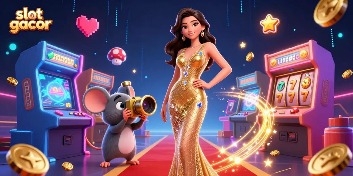 Experience the thrill of slot gacor with vibrant graphics and engaging gameplay featuring lively casino elements.