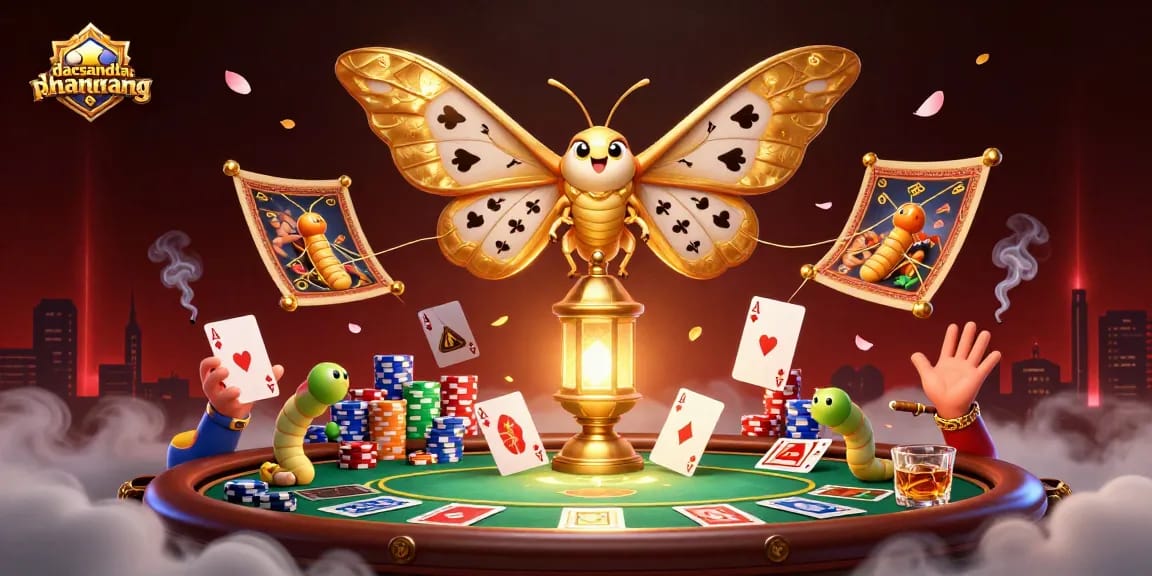 Experience thrilling gaming with dacsandatphanrang featuring a vibrant casino scene full of poker and enchanting elements.
