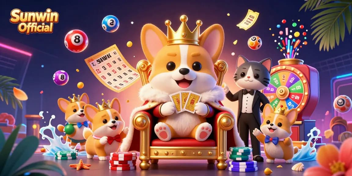 Experience gaming excitement at Sunwin Official, where vibrant lottery elements enhance the fun.