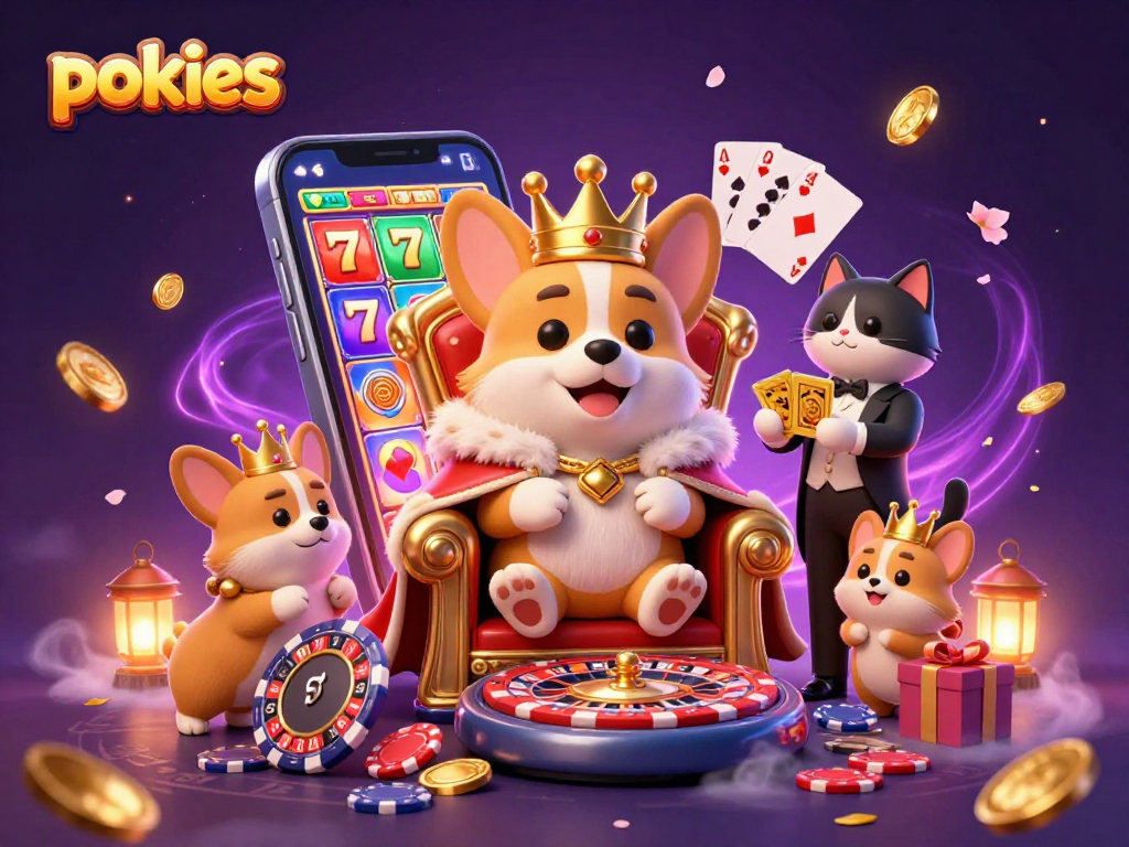 Experience exciting pokies gameplay with vibrant graphics and animations from a colorful smartphone.