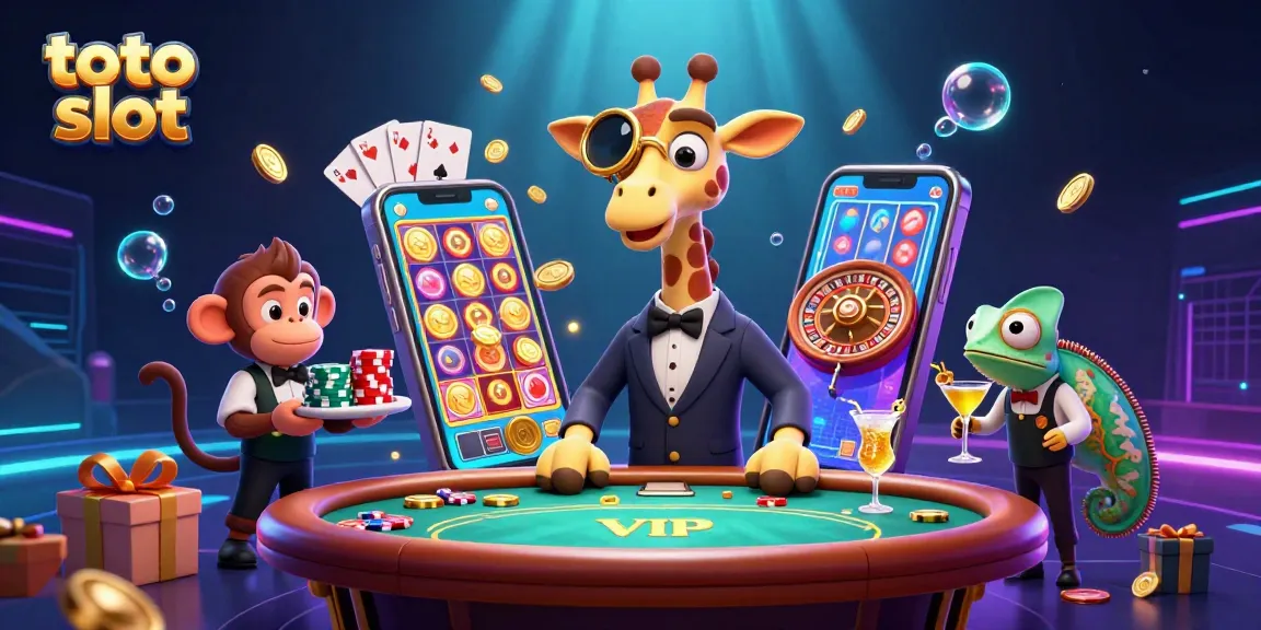 Spin the reels with the thrilling toto slot game featuring vibrant characters and exciting casino elements.