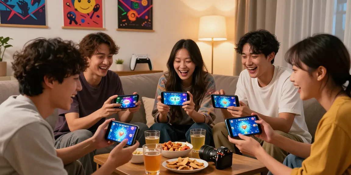 Friends enjoying gaming on the 3 Patti Blue app; visit site for gameplay excitement.