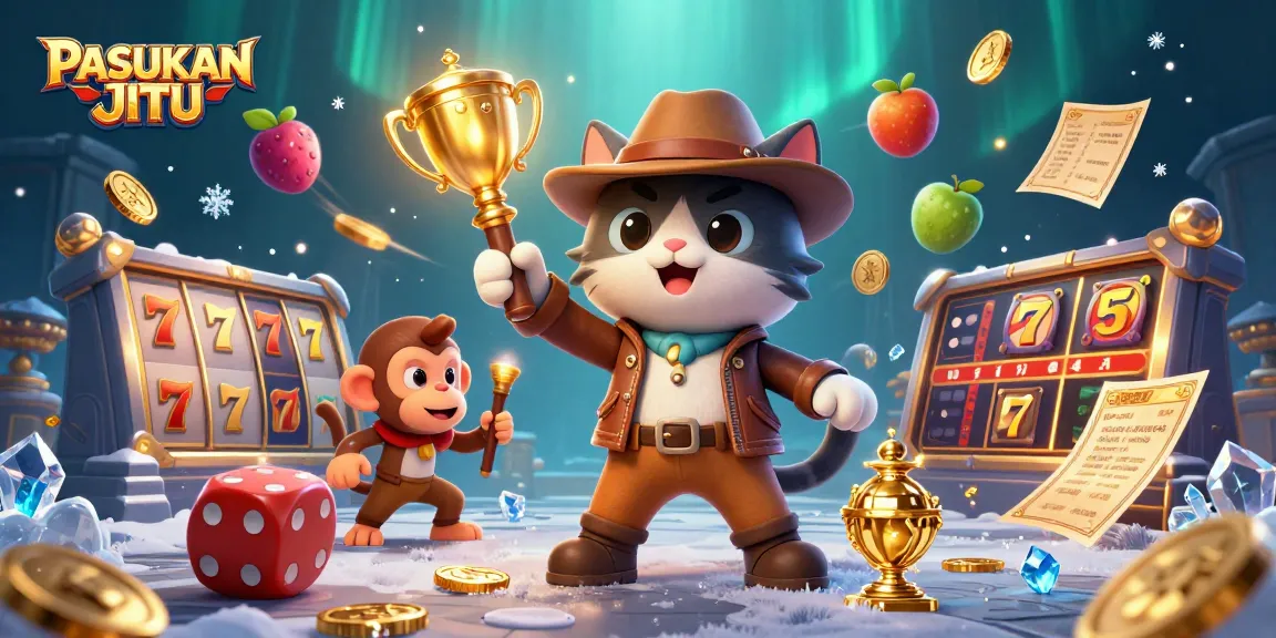Experience thrill with PASUKAN JITU as the cat explorer uncovers casino treasures.
