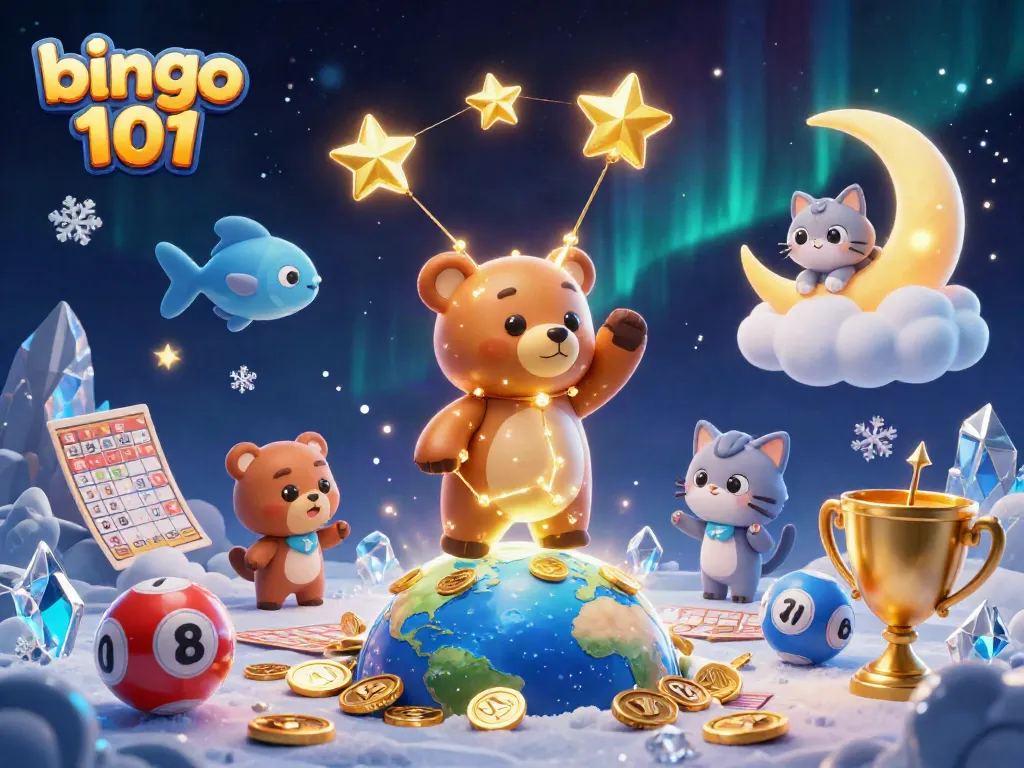 Win big rewards with bingo 101 in this vibrant and magical gaming atmosphere.