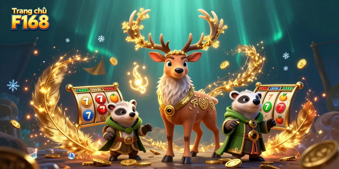 Experience thrilling gameplay at Trang chủ F168 with dynamic slots, winning symbols, and vibrant gaming elements.