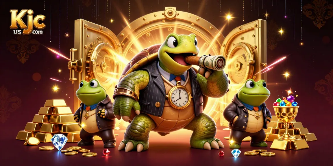 Experience thrilling gameplay with Kjc us com as a massive turtle mobster and bullfrog enforcers light up the casino!