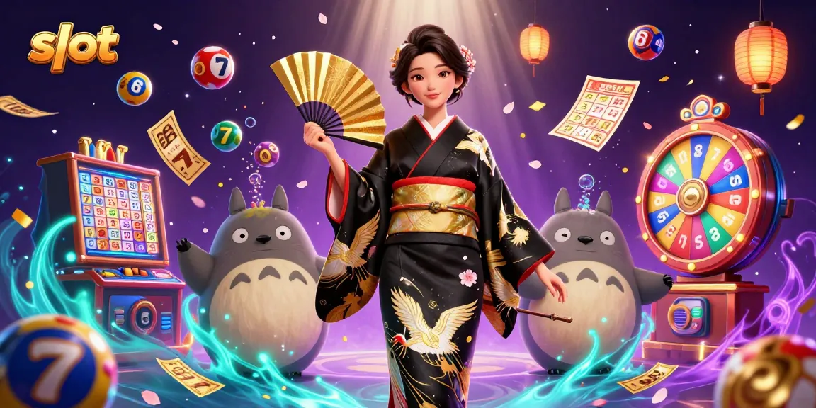 Rasakan permainan slot yang luar biasa dengan gulungan yang penuh warna dan jackpot bersama karakter kimono yang elegan.