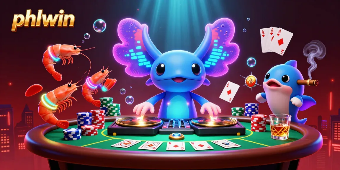 Engage with phlwin in a vibrant underwater casino world featuring unique characters and gaming elements.