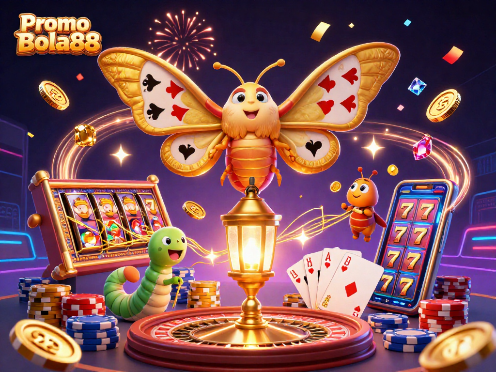 Win big with Promo Bola88's vibrant 3D casino experience filled with slots and jackpots.