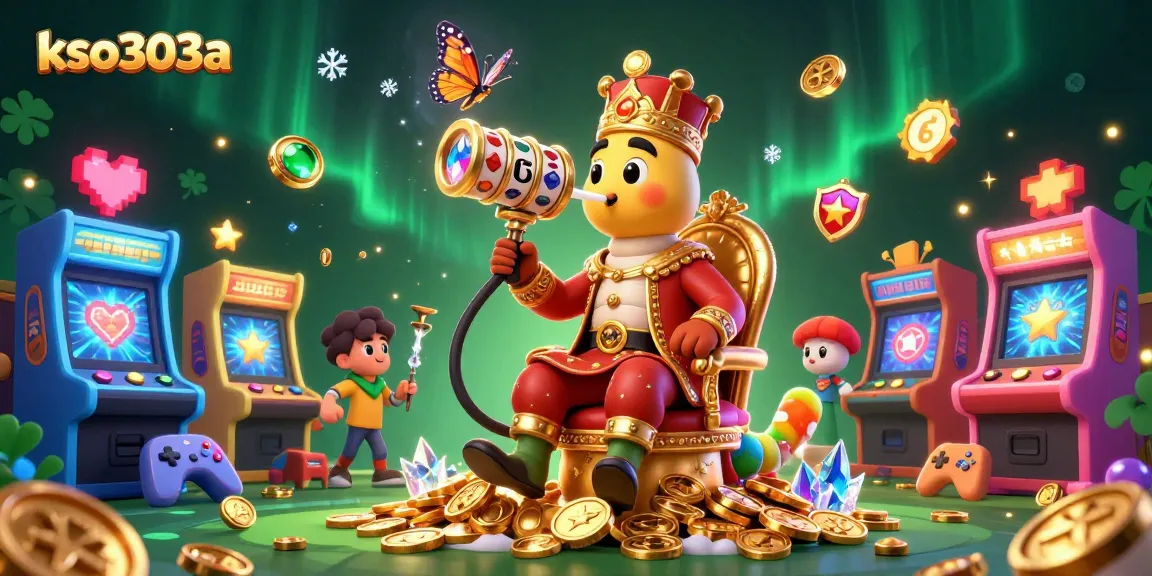 Menangkan permainan slot di kso303a dengan slot reel yang mengesankan dan simbol keberuntungan.