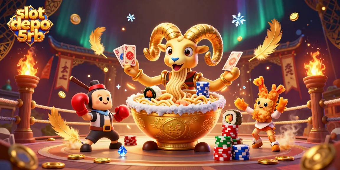 Engage with exciting slot depo 5rb dynamics featuring vibrant characters and dramatic casino elements.