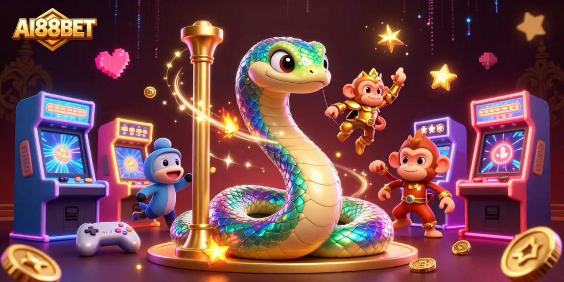 Win big with AI88BET's vibrant casino games featuring a colorful 3D illustration.
