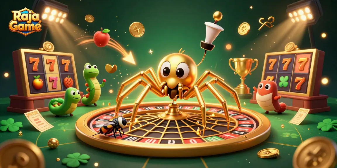 Players engage with Raja Game by spinning the roulette wheel, showcasing excitement in a vibrant casino scene.