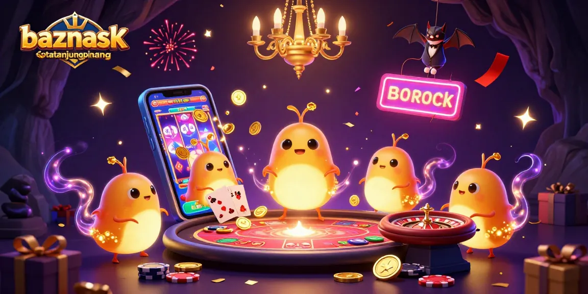 Experience vibrant gameplay at baznaskotatanjungpinang with animated casino glowworms lighting up the scene.