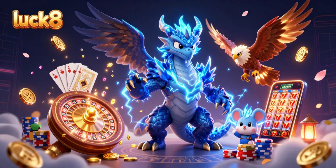 Experience luck8 with thrilling 3D casino action featuring dynamic characters and vibrant game elements.