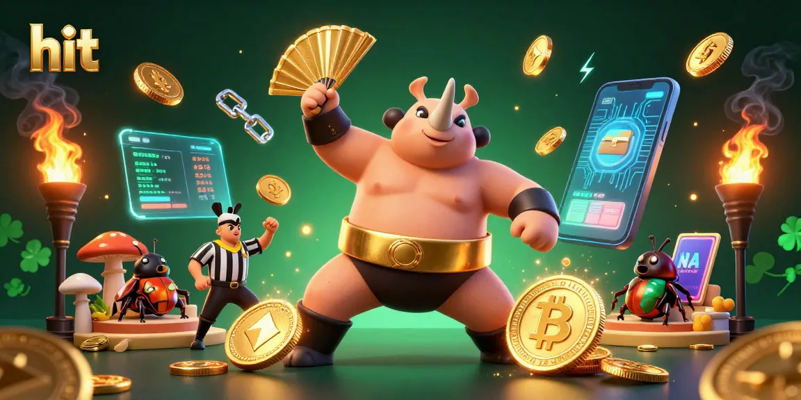 Join the hit action as the sumo champion beetle stomps golden coins amidst vibrant casino elements.