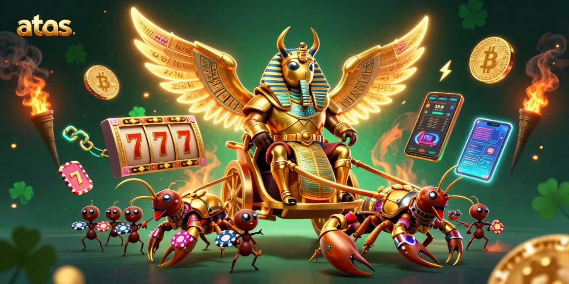 Experience thrilling winnings at ATAS casino with slot reels and treasure-rich gameplay.