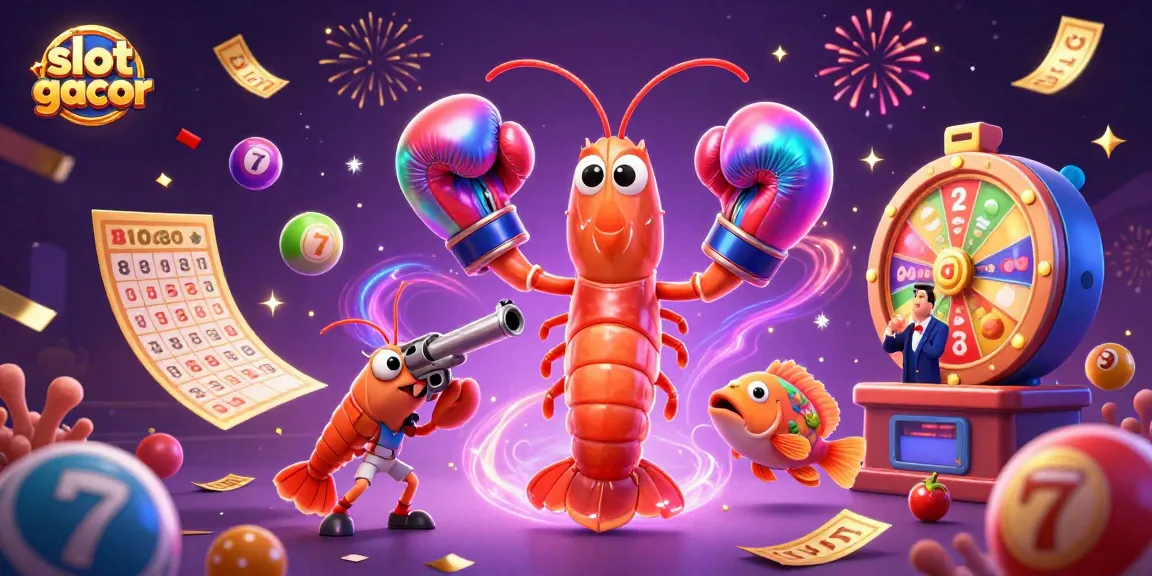 Experience the thrill of slot gacor with vibrant 3D casino characters battling for jackpots!