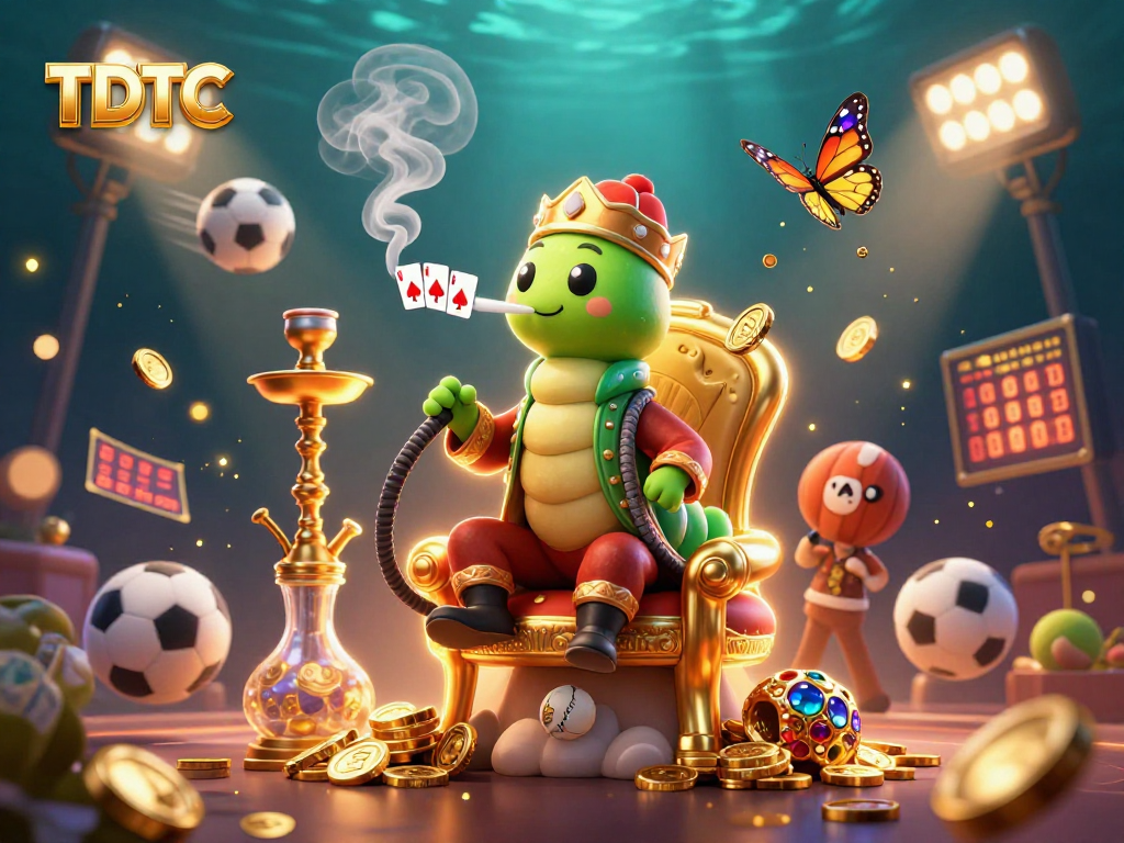 Experience an exciting TDTC atmosphere with vibrant sports elements and dynamic characters.