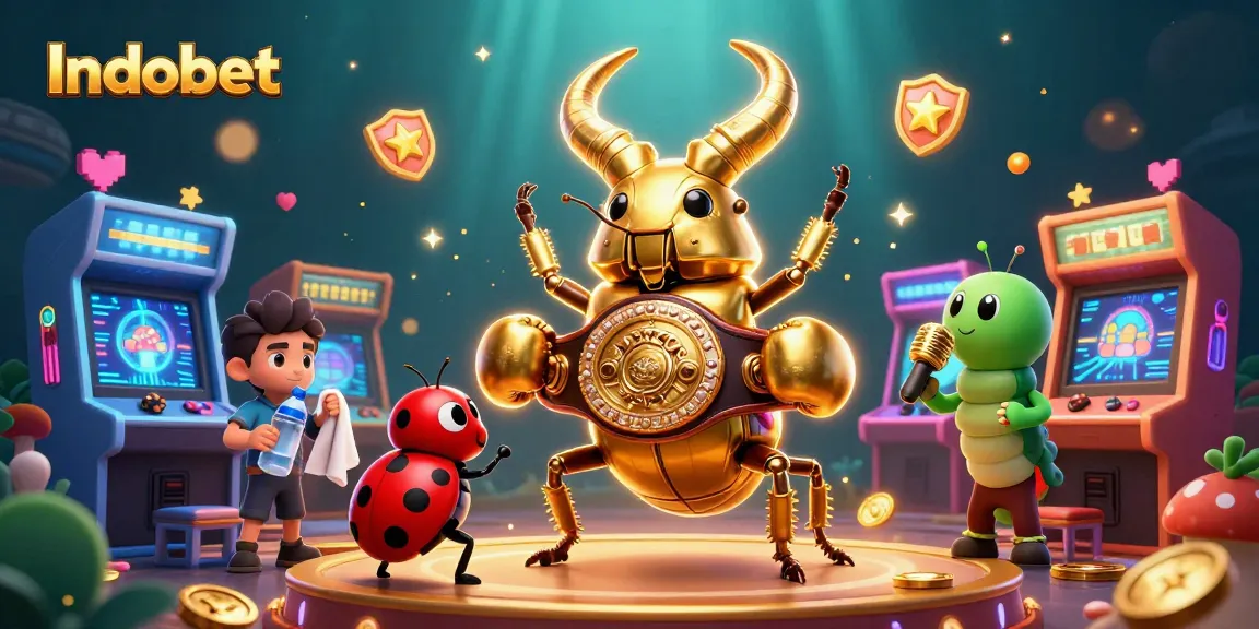 Menangkan pengalaman Indobet Anda dengan ilustrasi kasino kartun yang meriah dan penuh warna.