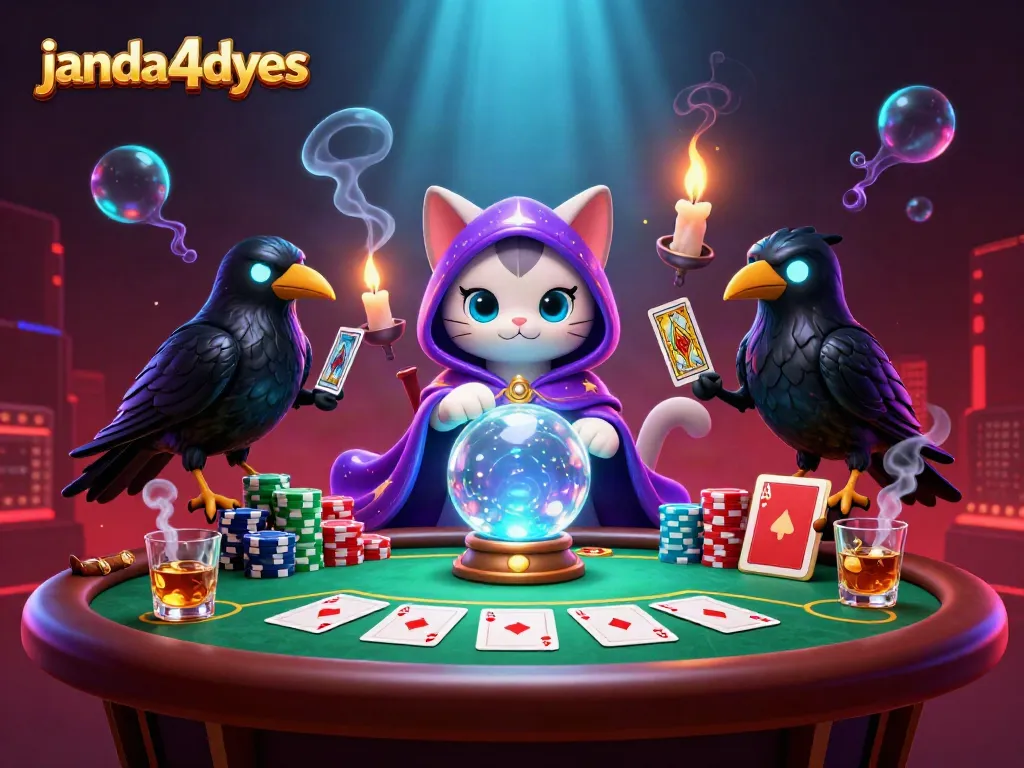 Gambarkan aksi seru dengan janda4dyes saat bermain poker di kasino virtual yang menarik.