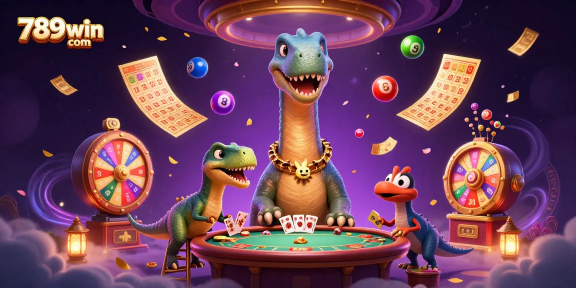 Experience thrilling gaming with 789win com, featuring vibrant casino scenes and engaging elements.