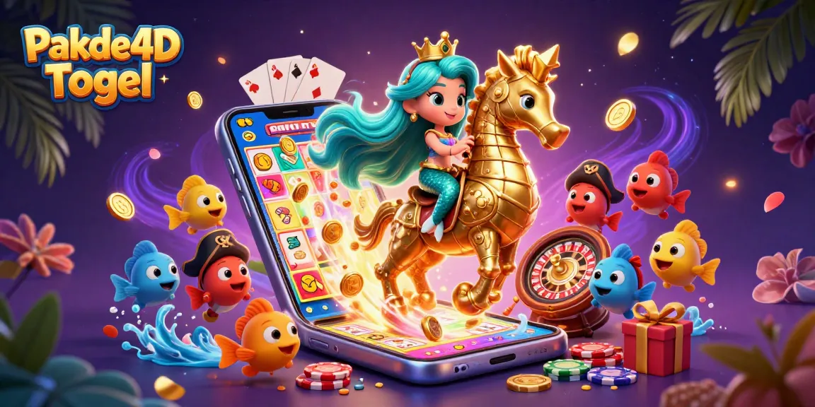 Pakde4D Togel offers thrilling lottery experiences with vibrant visuals of games and prizes.