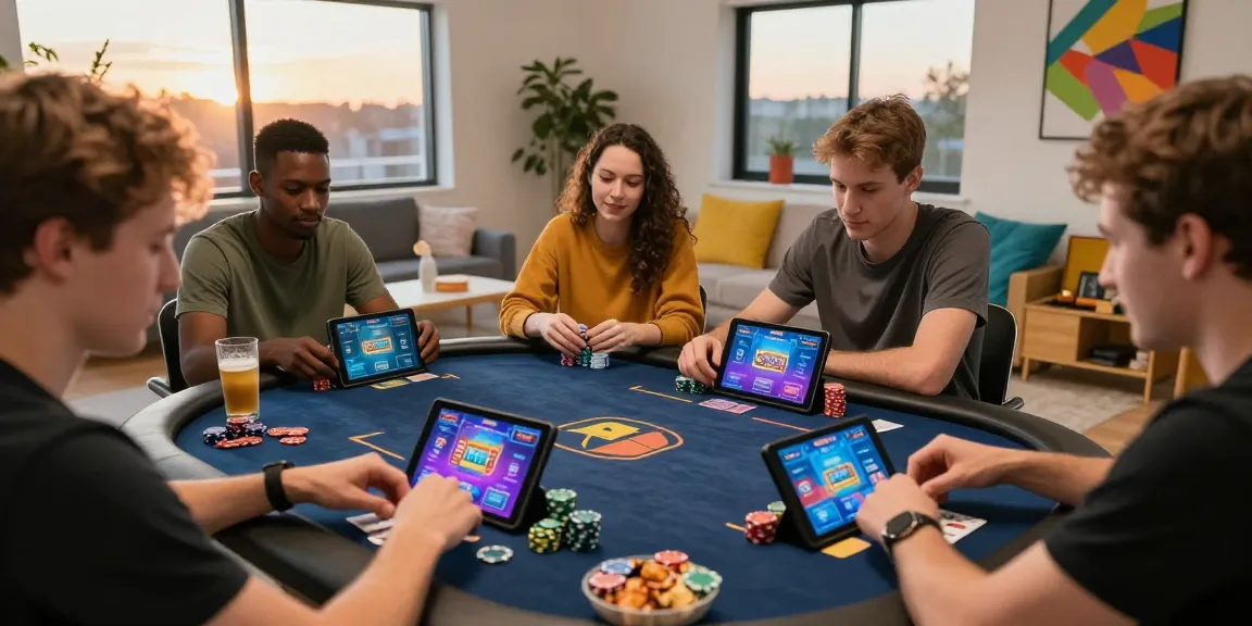 Engaging scene of players clicking to button and enjoying online Teen Patti Gold, illustrating competitive yet casual gaming atmosphere.