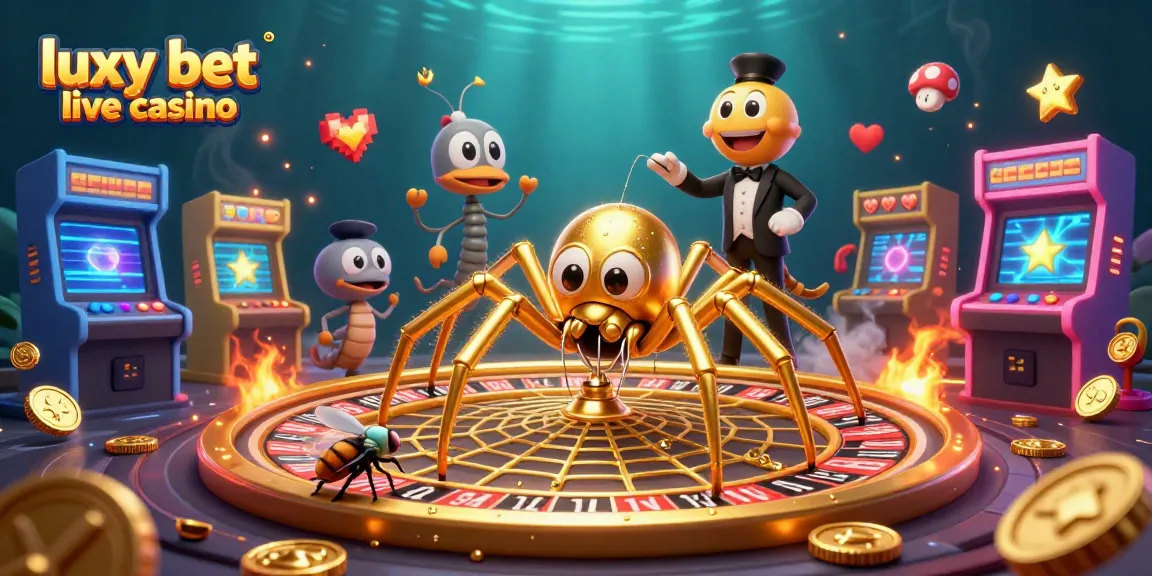 Experience thrilling gameplay at luxy bet live casino with vibrant roulette, elements, and colorful arcade action.