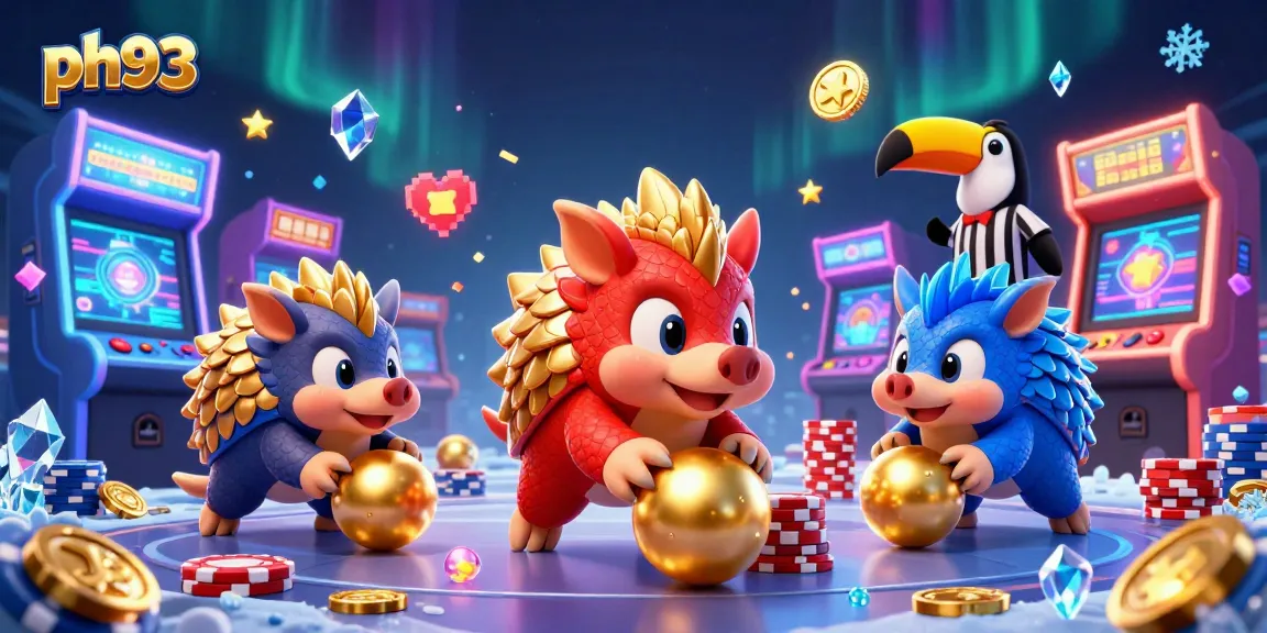Engaging ph33 experience with rival pangolins and casino elements, perfect for players.